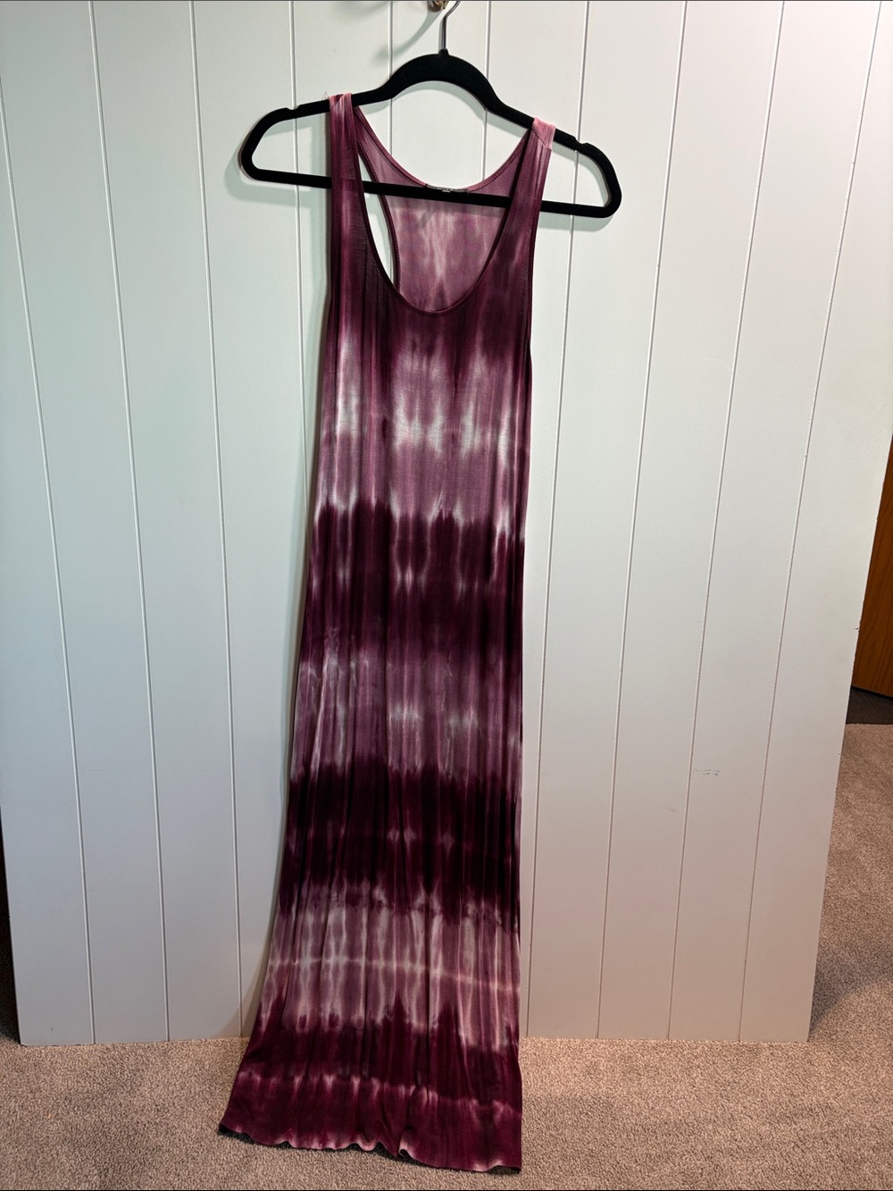 3 FOR $30!! Bundle! Love J tank top maxi dress bodycon tie dye wine color dress